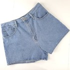 Levi s High Waisted Mom Shorts Women s Size 31 Zip Fly Inseam 3 In Cotton Blend 