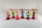 6 Solar Powered Dancing Bobble Head Valentines Sloth Frog Elephant Dog Pig Bear