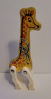 Fisher Price  902 Junior Circus Giraffe Vintage 1963 Wooden Animal Figure Exc 