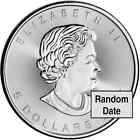1 Oz Canadian Silver Maple Leaf Coin Bu  random Year  Tube Of 20