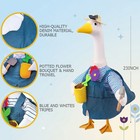 Gardener Goose Outfit Fits Large 23  Goose Statue Porch Goose Clothes With Hat