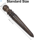 Ebony Wood Leather Edge Burnisher Tool professional Round Edge    