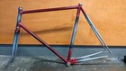 Vintage Frejus Track  Pista Frameset  57 C-c X 55  Silver purple Good Condition 