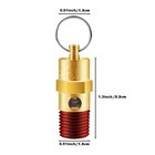 1 4   Npt Male 150 Psi Air Compressor Pressure Relief Valve Brass