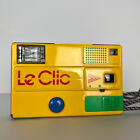 Vintage 1980s 90s Film Disc Camera Le Clic Yellow Camera With Strap Not Tested