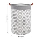 19 7  Large Laundry Basket Canvas Storage Basket Collapsible Laundry Hampers