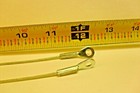 Qty 2 - Lanyard Retention Cable 12  Long 1 16  Steel Wire 3 16  Id Small End New