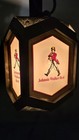 Johnnie Walker Red Whiskey Vintage Light Bar Sign Lamp Sconce 3 Sided Wall