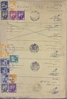 Libya   Document With 20 Revenue Stamps Tripolitania   Date 1958 Used