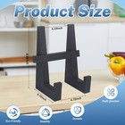 Wooden Plate Stand For Display - 8 8 Inch Wooden Picture Frame Holder Decorative