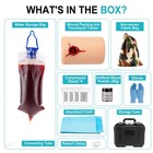Wound Bleed Kit Wound Trainer First Aid Trainer Bleeding Trainer Kit Plastic Box