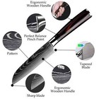 Nakiri Knife Kitchen Chef s Knife Japanese Damascus Stainless Steel W  Gift Box