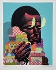 Michael Reeder Cloud Diver Block Print 2023 Signed       d Giclee Official Poster