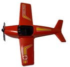 Vintage 1974 Fisher-price Jet Plane  306     Orange Airplane Toy