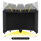 Recording Microphone Isolation Shield High Density Absorbent Foam To Filter V   