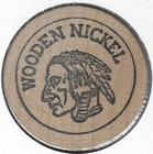 Pathfinder  Token coin  Indian Head Wooden Nickel