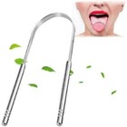 Lot 2 Cvs Metal Metal Tongue Cleaner   Scraper   Medical Grade Stainless Steel