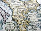 Greece  Turkey In Europe  By Pierre Du Val C1670 Genuine Antique Engraved Map