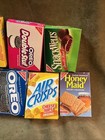 Circa 1990 Nabisco Advertising Mini Box Lot Of Nine Piece Pieces Cookie cracker
