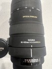 Sigma Apo Dg 80-400mm F 4 5-5 6 Ex Af Zoom Lens For Canon Mint 