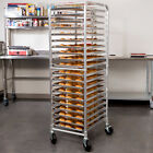 12 Pack Full Size 18  X 26  Pans   20 Pan Rack Commercial Dough Baking Bun Sheet