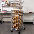24 Pack Full Size 18  X 26  Pans   20 Pan Rack Commercial Dough Baking Bun Sheet