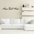 Black Pvc Wall Sticker Sweet Home Vinyl Art Decal Home Room Decoration Removable