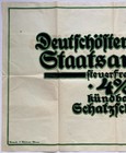 Original Vintage Poster War Loan -germany -austria -world War - Bond - 1914-1918