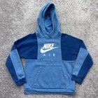 Nike Air Hoodie Joggers Set Kids Large Get Over Your Fear Of Heights Boys Blue