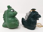 Godzilla 1994 Rubber Band Bounce Figure Toy Set Lot Toho Vtg Japan Read Desc