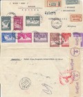Cover Stamp Serbia Sc 2nb31-41 1943 Wwii 3rd Reich Censored Germany Beograd Ober