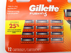 Gillette Fusion 5 Razor Blades 12 Cartridges - Brand New