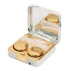 Mini Contact Lens Travel Case Kit Box   With Mirror Holder Tweezers Organizer