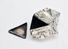 Fine Sterling Silver Novelty Magneitite Nugget Secret Snuff Box London 1979