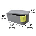 2 In 1 Folding Storage Ottoman Bench Faux Leather Foldable Pouffe Bench