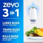 Zevo Indoor Flying Insect Trap For Fruit Flies  Gnats   House Flies - Plug-in