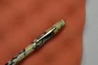 Vintage Fountain Pen Wearever Lever Fill Cream White Black Marble 14kt Nib
