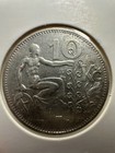 1931 Czechoslovakia 10 Korun Silver Coin     Km 15
