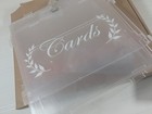 Acrylic Card Box With Lock Gift  Money Holder For Wedding Reception    
