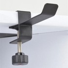 Adjustable Steel Headset Headphone Desk Table Holder Hanger Clamp Clip Black