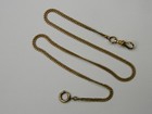 Nice Fine Vintage Simmons Gold Filled Pocket Watch Chain - 15 Inches - 3mm - 7g