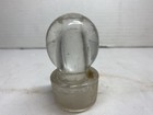 Vintage Clear Glass Bottle Stopper