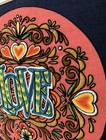 Love Crewel Embroidery Retro Vintage Style Handmade 20    Square