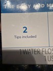 Waterpik Cordless Dental Water Flosser Cleaner 2jet Tips Mn  Wp-360w Nib Sealed