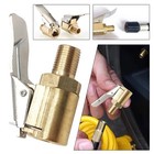 Car Auto Brass  Tyre Air Chuck Inflator Pump Valve Connector Adapter 1pc