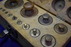 Antique Metric Brass 13 Weight Complete Set Apothacary Boxed 1 - 1000 Gram W box