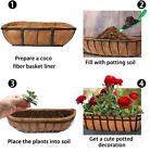 2pcs 30-inch Trough Coconut Fiber Coco Liners Replacement For Window Box Planter