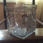 Square Candle Holder Christmas Tree Clear Made In Canada 1 4 In Thick 