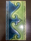 Tiles England Art Nouveau 6x3 Inch Antique Majolica Vintage Backsplash  Rare