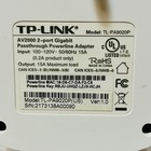 Tp-link Tl-pa9020p Av2000 Passthrough Powerline Adapter White 2-port Gigabit
